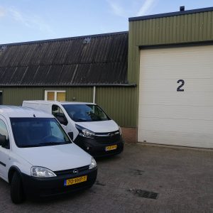 Bedrijfslocatie en wagenpark V. Huiskamp Schilderwerk